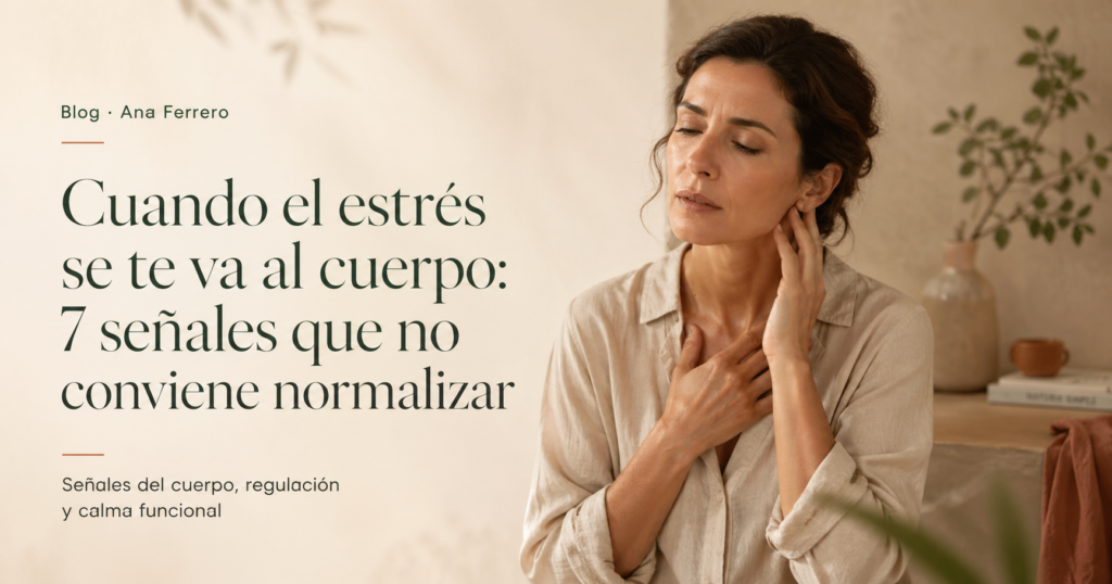 Cuando el estrés se te va al cuerpo: 7 señales que no conviene normalizar